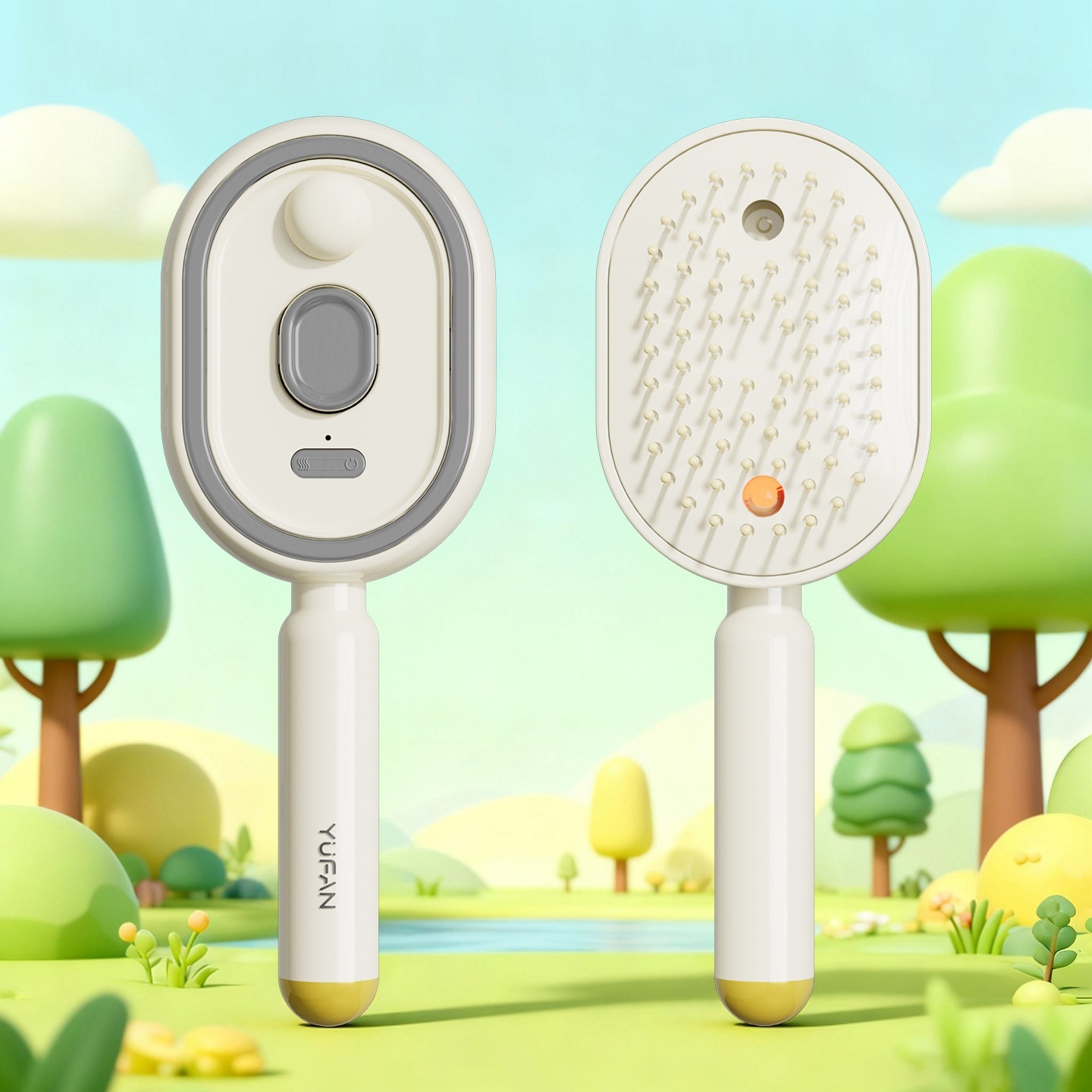 Electric Spray Airbag Massage Comb Essential Oil Atomized Hair Brush Anti-static Salon Fluffy Modeling Hair Care Tools - Image 10