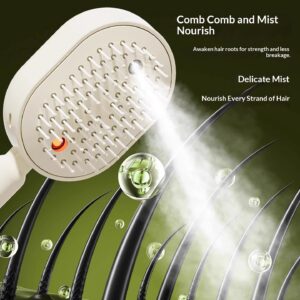 Electric Spray Airbag Massage Comb Essential Oil Atomized Hair Brush Anti-static Salon Fluffy Modeling Hair Care Tools