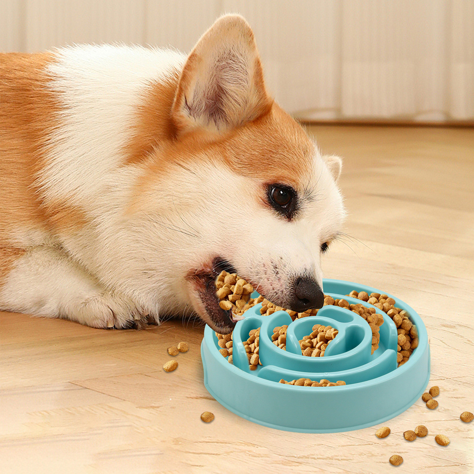 Slow Feeder Dog Bowls Silicone Dog Puzzle Feeder Bowl For Healthy Eating Puppy Slow Feeder Bowl Anti-Choking Dog Slow Feeder Bowls - Image 8