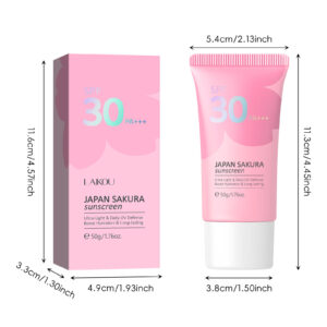 Cherry Blossom Sunscreen SPF30 Isolation Skin Care Products Sun Block lotion