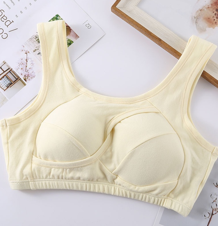 Plus Size Women Bra Ladies Cotton Quake-Proof Underwear Sleep Tops No Buckles Non Wire Lingerie With Removable Padded - Image 6