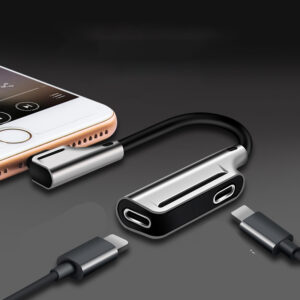 2-in-1 Dual Lightning Splitter Adapter – Charge & Listen Simultaneously for iPhone