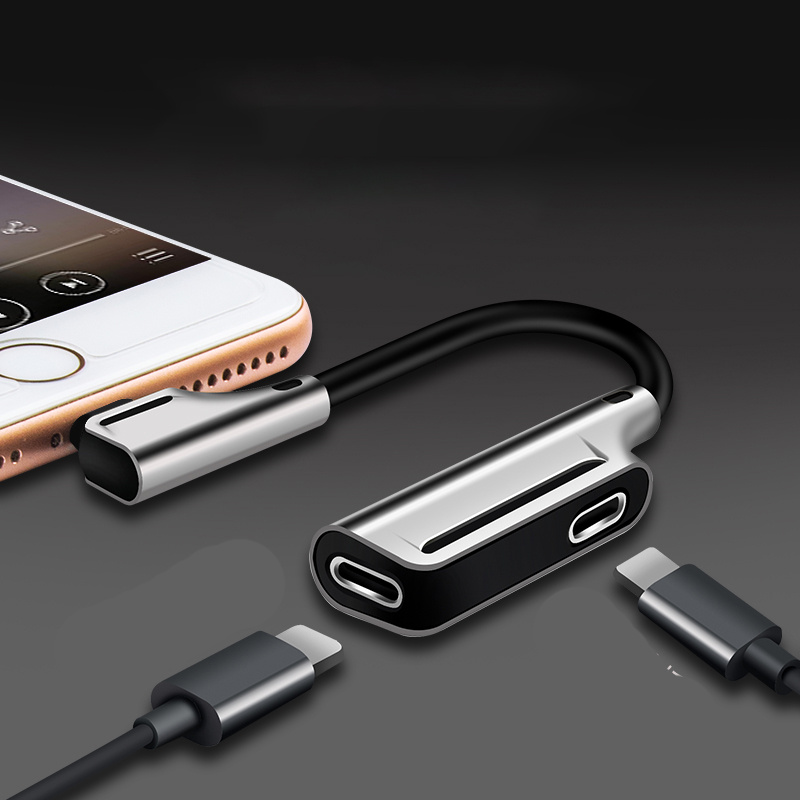 2-in-1 Dual Lightning Splitter Adapter – Charge & Listen Simultaneously for iPhone