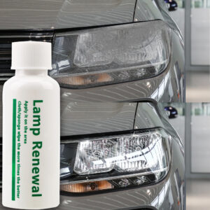 Car Headlight Restoration Liquid Spray – Lamp Renewal Polish Agent for Scratch Removal, Oxidation & Yellowing Repair