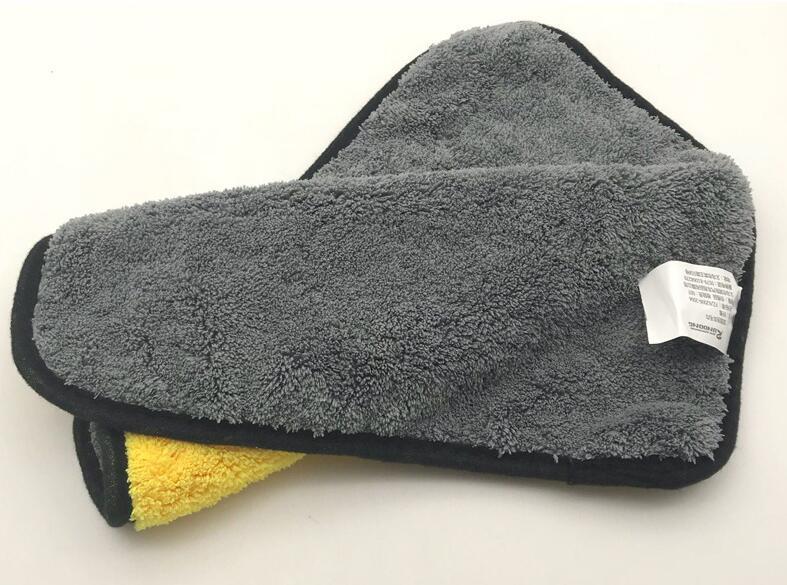 Two-color Couble-sided Car Dual-use Cleaning Car Wash Towel - Image 2