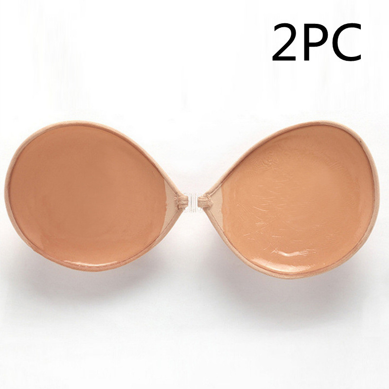 Breathable Seamless Push Up Strapless Invisible One Piece Silicone Bra - Image 7