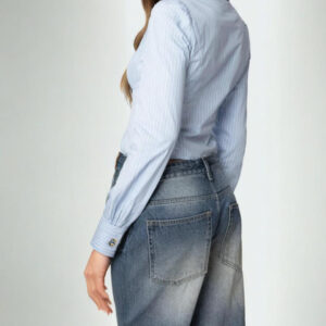 Womens Summer New Arrival Lapel Long-Sleeve Shirt