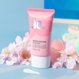 Cherry Blossom Sunscreen SPF30 Isolation Skin Care Products Sun Block lotion