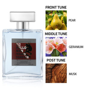 Men's 100ml Perfume, Fruit Fragrance, Gentlemanly Demeanor, Natural Fragrance, Lasting Fragrance