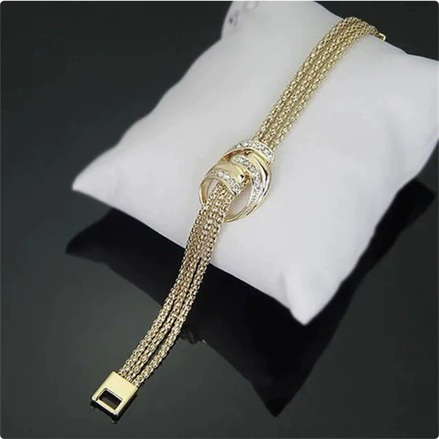 Europe And The United States Jewelry Necklace, Bracelet, Earrings, Rings, Wedding Bride Jewelry Set Four Pieces, Sell Fast Sell Hot - Image 2
