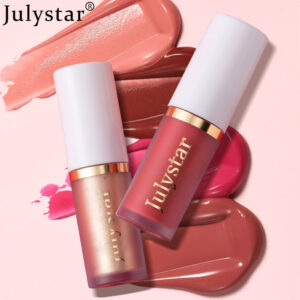 Julystar 3-in-1 Liquid Blush Set with Hyaluronic Acid – Hydrating Liquid Highlighter, Blush & Contour Trio Set
