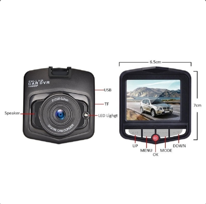 2.4'' Full HD 1080P Dash Cam Car DVR Front Or Rear Camera Night Vision G-sensor - Image 3