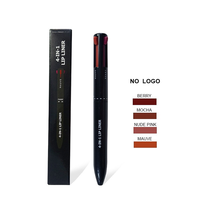 4 In 1 Makeup Pen Multifunctional Makeup Pen With Eyeliner, Lip Liner, Eyebrow Pencil, And Highlighter Portable Travel Easy-To-Apply Makeup Pencil - Image 2