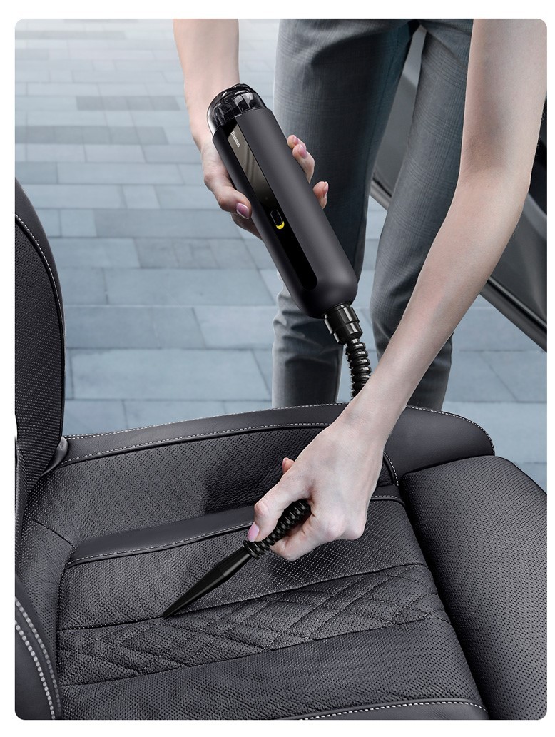 Baseus Cordless Handheld Car Vacuum Cleaner – Portable Rechargeable Mini Vacuum Cleaner & Air Blower Set for Car Interior, Home & Office - Image 4