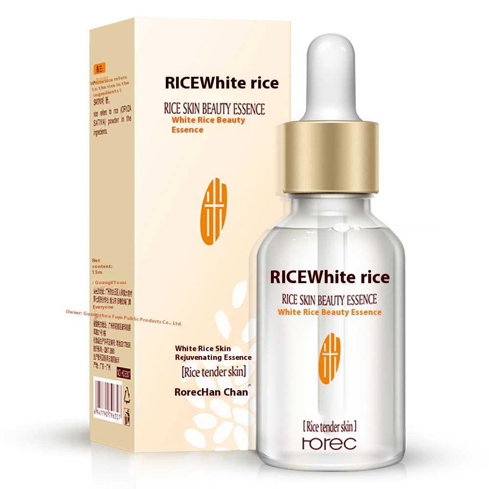 Rorec White Rice Skin Beauty Essence – Brightening & Moisturizing Facial Serum for Soft, Smooth & Tender Skin (15ml) - Image 3