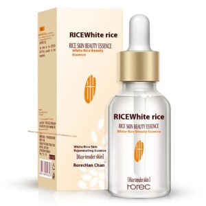 Rorec White Rice Skin Beauty Essence – Brightening & Moisturizing Facial Serum for Soft, Smooth & Tender Skin (15ml)