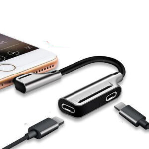 2-in-1 Dual Lightning Splitter Adapter – Charge & Listen Simultaneously for iPhone