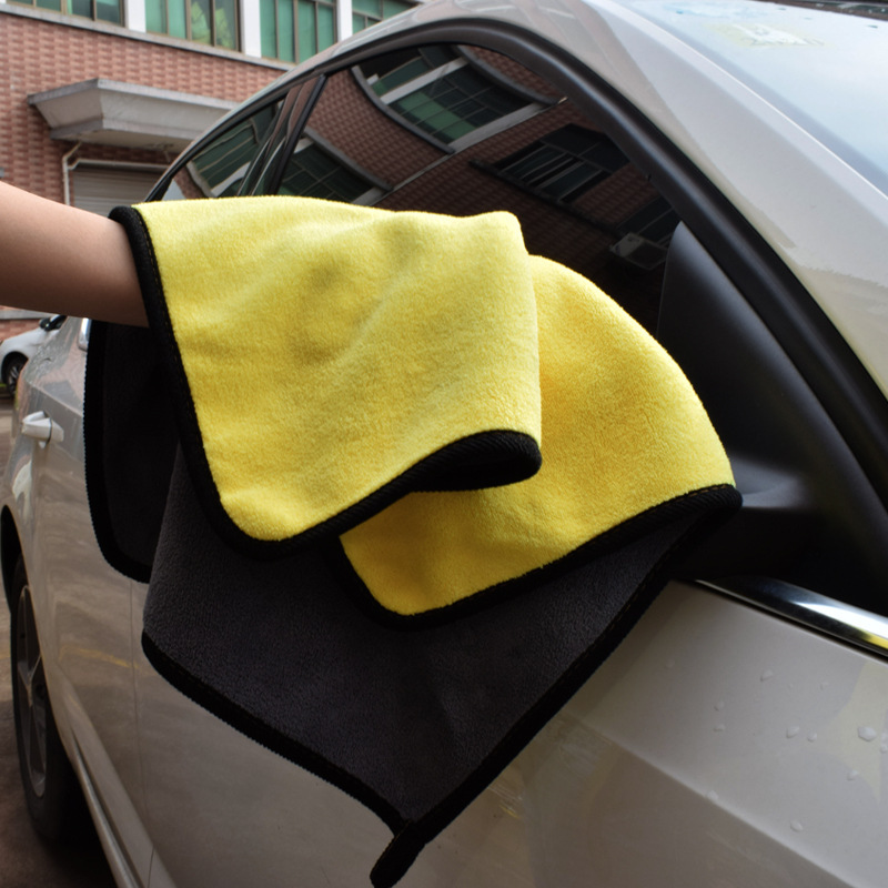 Two-color Couble-sided Car Dual-use Cleaning Car Wash Towel - Image 9