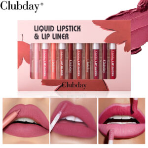 Durable Velvet Matte Lip Glaze Mist Surface Hook Line Lip Pen 6plus6 Combination Set Easy To Color Lipstick Pen
