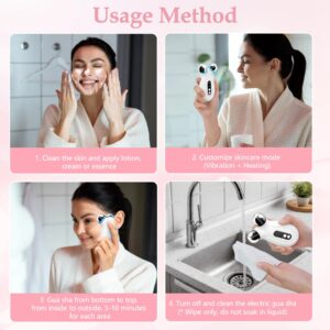 Microcurrent Face Massager – Electric EMS V-Face Shaping Roller & Lifting Device with USB Rechargeable Display