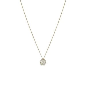 Retro Magnetic Folding Heart Shaped Four Leaf Clover Pendant Necklace Women Love Clavicle Chain Gifts Openable Choker Jewelry