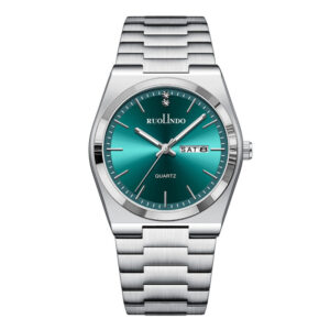 Ultra-thin Butterfly-clasp Steel-band Quartz Mens Watch