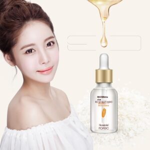 Rorec White Rice Skin Beauty Essence – Brightening & Moisturizing Facial Serum for Soft, Smooth & Tender Skin (15ml)