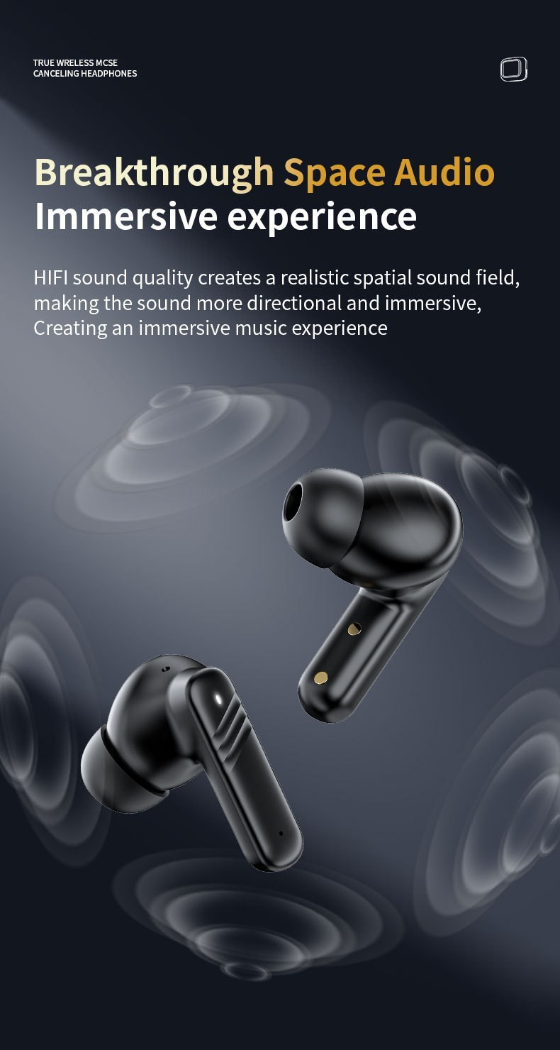 LX10 Wireless Bluetooth In-ear Translation Earbuds, LCD Full Color Touch Screen ANC Noise Cancelling TWS Earphones - Image 10