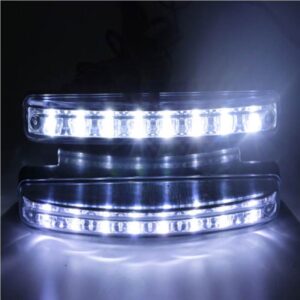 Car DRL Light Universal Hight Brightness 6000K helium HID ultra-white, long service life US STOCK