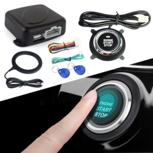 Universal Smart RFID Push Button Engine Start Stop System – One-Touch Keyless Ignition & Anti-Theft Kit for 12V Vehicles