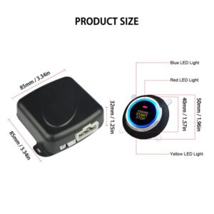 Universal Smart RFID Push Button Engine Start Stop System – One-Touch Keyless Ignition & Anti-Theft Kit for 12V Vehicles