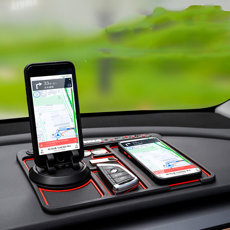Non-Slip Car Phone Pad For 4-in-1 Car Parking Number Card Anti-Slip Mat Auto Phone Holder Sticky Anti Slide Dash Phone Mount - Image 4