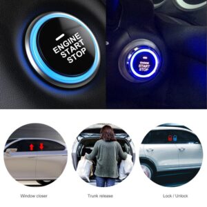 Universal Smart RFID Push Button Engine Start Stop System – One-Touch Keyless Ignition & Anti-Theft Kit for 12V Vehicles