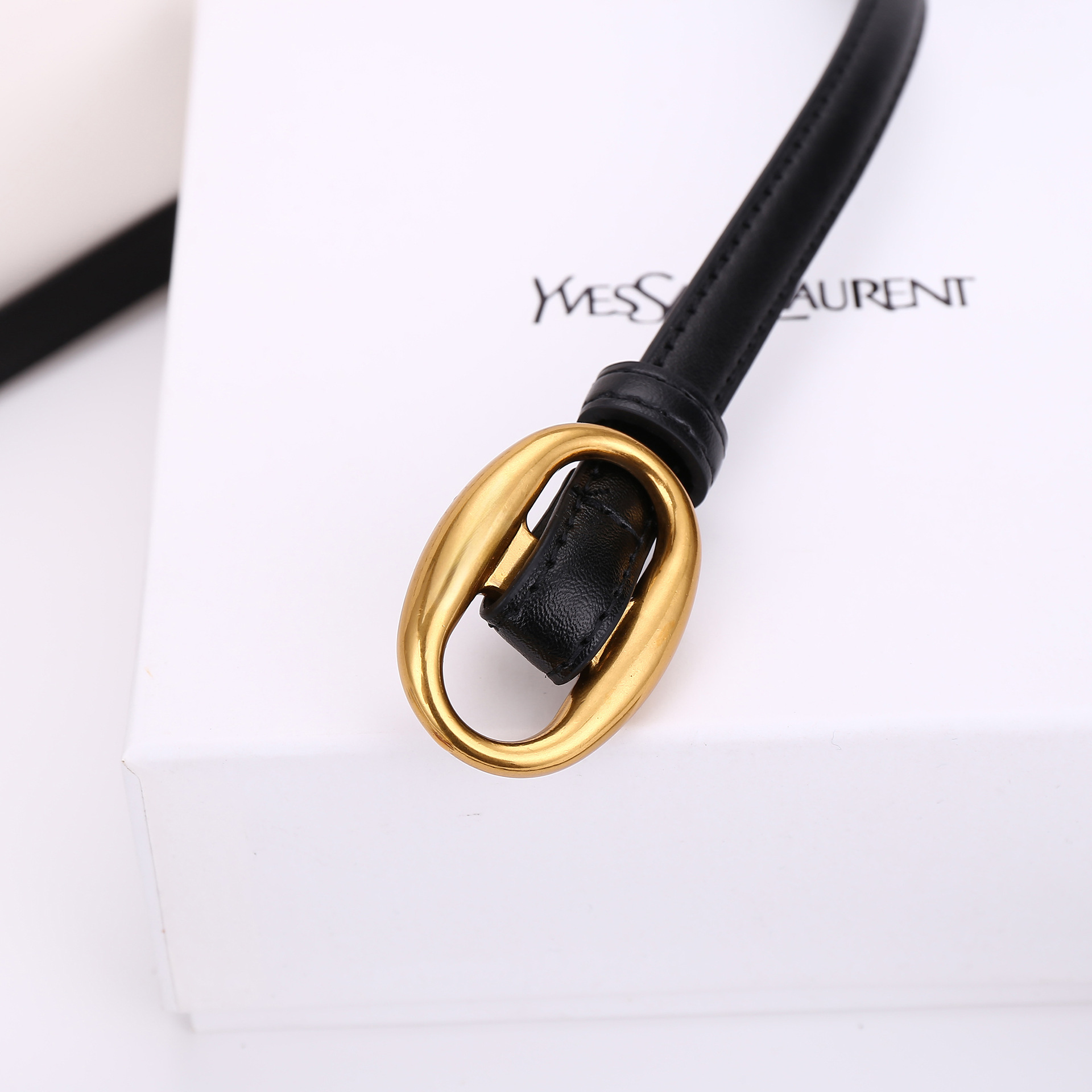 Womens Leather Belt With A Slim Waistband, Made From Smooth Leather And Featuring No Pre-punched Holes - Image 7