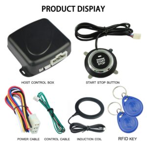 Universal Smart RFID Push Button Engine Start Stop System – One-Touch Keyless Ignition & Anti-Theft Kit for 12V Vehicles