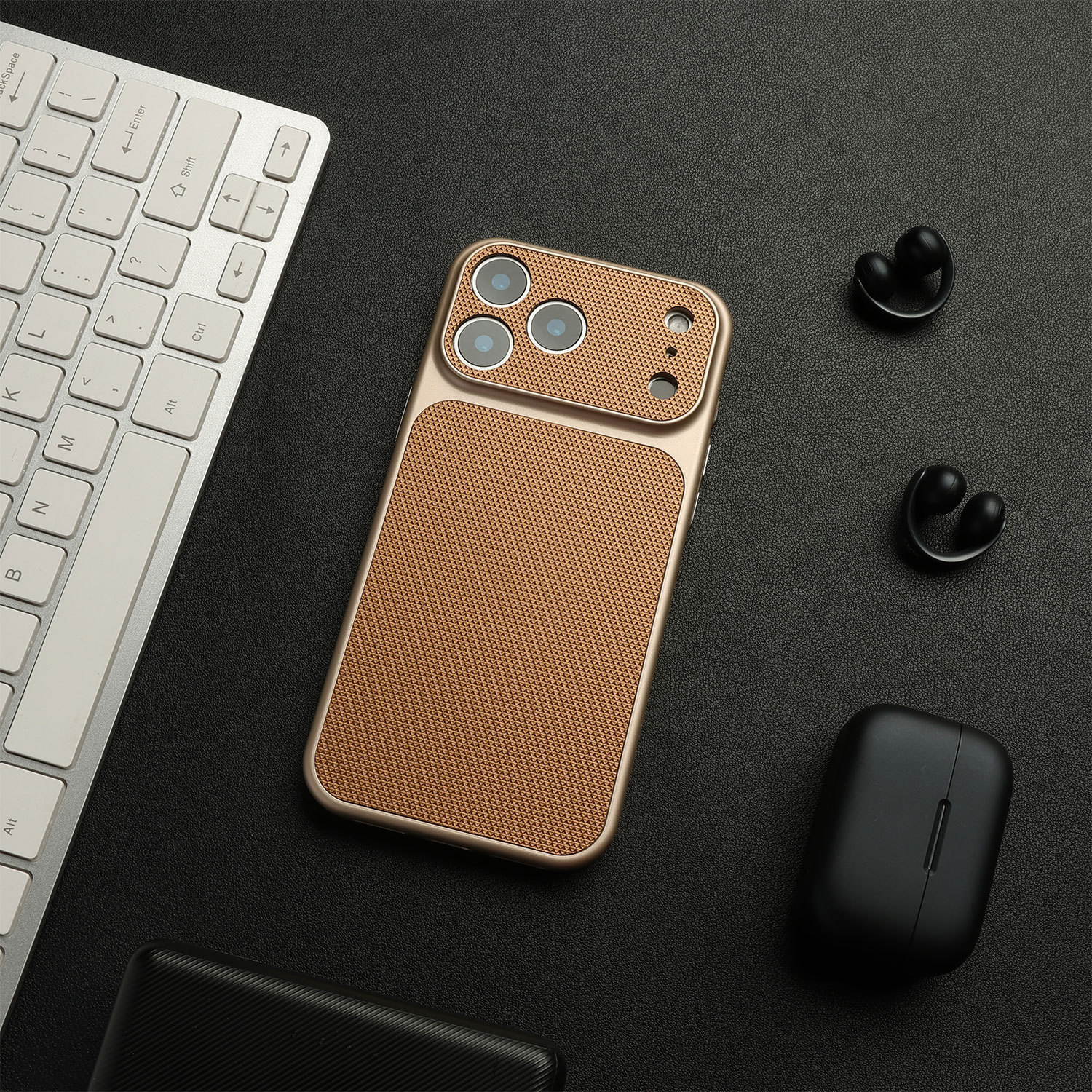 Premium Diamond Pattern Leather Case with Large Window Lens Protection for iPhone 17 16 15 14 13 Pro Max – Shockproof Soft TPU Full Coverage Cover - Image 10