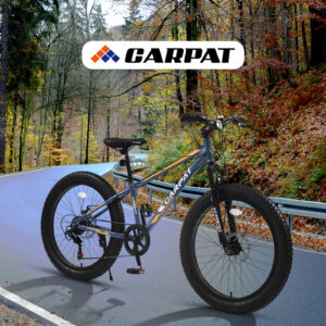 Premium Elecony 24" Fat Tire Mountain Bike for Youth – High-Carbon Steel Frame, Shimano 7-Speed & Dual Disc Brakes for Trail & City Riding | UK Stock, Free Shipping