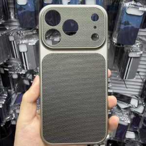 Premium Diamond Pattern Leather Case with Large Window Lens Protection for iPhone 17 16 15 14 13 Pro Max – Shockproof Soft TPU Full Coverage Cover