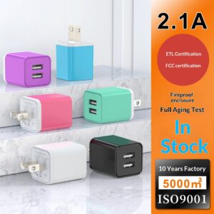 2.1A Smart Charging Adapter For Mobile Phone Chargers