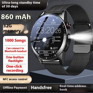 Smart watch 32Gb Memory Ultra-long Standby Smart Watch Flashlight Bluetooth Calling
