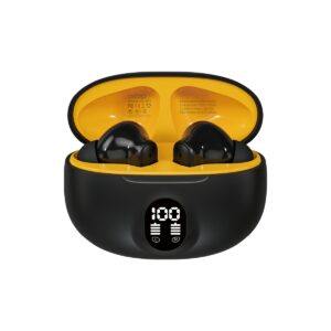 KP-205 In-Stock Digital Display Bluetooth Earbuds High Quality Audio In-Ear Design Low-Latency Gaming Ultra Long Battery Life Factory Direct