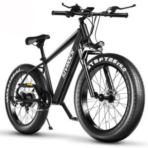Premium 1000W Electric Mountain Bike for Adults – 26" x 4.0 All-Terrain Fat Tire E-Bike, 48V 15Ah Battery, UL & GCC Certified [Fast US Stock]