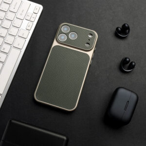 Premium Diamond Pattern Leather Case with Large Window Lens Protection for iPhone 17 16 15 14 13 Pro Max – Shockproof Soft TPU Full Coverage Cover