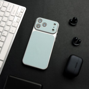 Premium Diamond Pattern Leather Case with Large Window Lens Protection for iPhone 17 16 15 14 13 Pro Max – Shockproof Soft TPU Full Coverage Cover