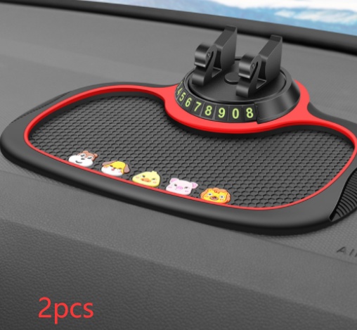 Non-Slip Car Phone Pad For 4-in-1 Car Parking Number Card Anti-Slip Mat Auto Phone Holder Sticky Anti Slide Dash Phone Mount - Image 3