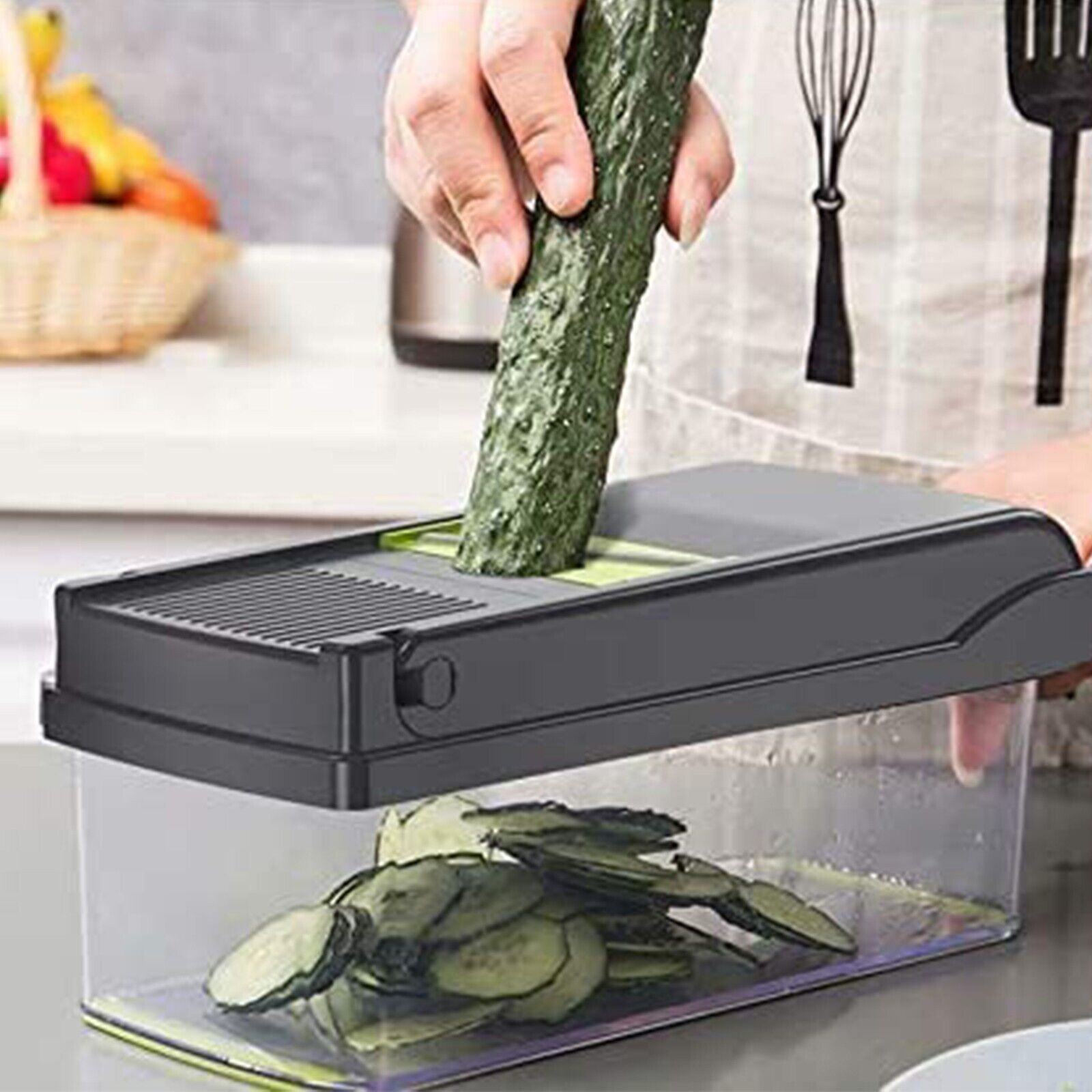 16 In 1 Vegetable Chopper, Salad Fruit Vegetable Food Chopper Slicer Peeler - Image 8